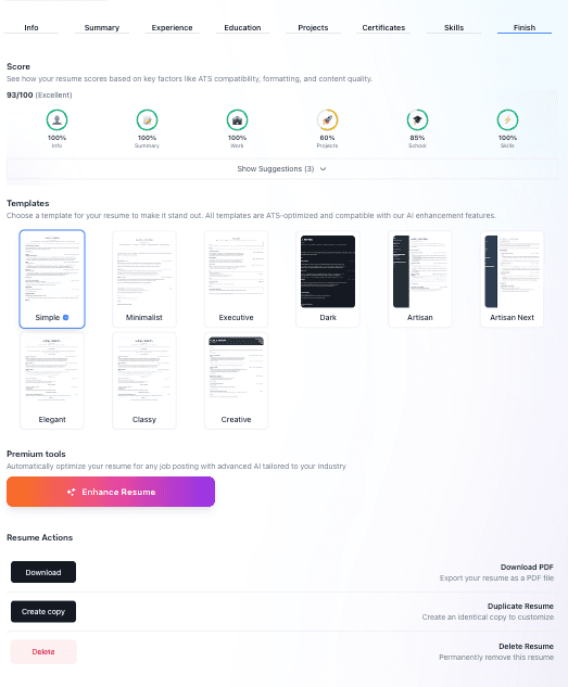 Canva vs. Rezi vs. ResumeCraft: Which Resume Builder Wins in 2026?